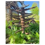 Yard/Garden Decoration - Tree Made of Antique Pickaxes