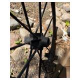 Antique Iron Wagon Wheel - 44"