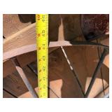 Antique Iron Wagon Wheel - 44"