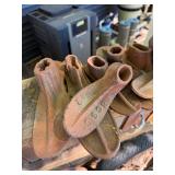 Large Lot of Antique Cast Iron Feet - Cobbler