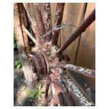 Antique Iron Wagon Wheel - 44"