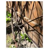Antique Iron Wagon Wheel - 44"