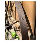 Antique Iron Wagon Wheel - 44"