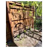 Antique Iron Wagon Wheel - 44"