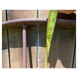 Antique Iron Wagon Wheel - 56"