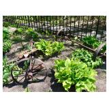 Antique Wagon Wheels w/Axle