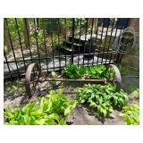Antique Wagon Wheels w/Axle