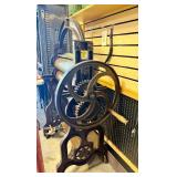 Fantastic HUGE Antique Industrial Wood & Cast Iron Mangle