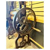 Fantastic HUGE Antique Industrial Wood & Cast Iron Mangle