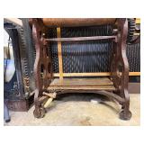 Fantastic HUGE Antique Industrial Wood & Cast Iron Mangle