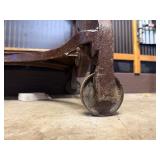 Fantastic HUGE Antique Industrial Wood & Cast Iron Mangle