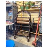Fantastic HUGE Antique Industrial Wood & Cast Iron Mangle