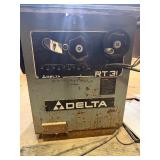 Heavy Duty Industrial Working DELTA Model RT-31 Table Saw w/ RIDGID Heavy Duty 12" Compound Miter Saw