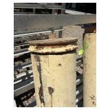 2 Antique Architectural Wood Posts - Approx 5