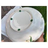 Great Looking Signed KING Art Deco Pitcher & Basin Set w/Bird Design