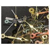 Assorted Clock Hands - Ornate Vintage Metal Pieces in Mixed Finishes for Jewelry Making