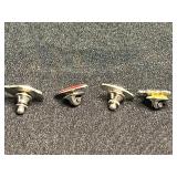 Vintage Religious Medals & Pins, Peterbilt Pins, 25th Anniversary Century Club Badge, Cross Pendant