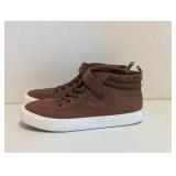 CAT & JACK KIDS ROBERT SNEAKERS SIZE 5 BROWN