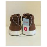 CAT & JACK KIDS ROBERT SNEAKERS SIZE 5 BROWN