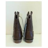 CAT & JACK KIDS MEMPHIS BOOTS SIZE 8 COGNAC