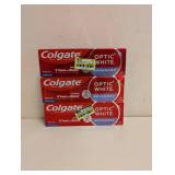 NEW COLGATE OPTIC WHITE ADVANCED TOOTHPASTE 3PK