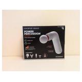 NEW SHARPER IMAGE POWER PERCUSSION EDGE + PORTABLE PERCUSSION MASSAGER
