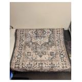 RUGGABLE MACHINE WASHABLE AREA RUG WITH SLIPMAT