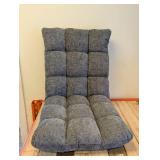 BIRD ROCK HOME MEMORY FOAM FLOOR CHAIR GRAY