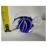 Colorful Glass Art Fish Paperweights