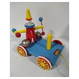Brio "Pingel Pelle" Clown Pull Toy