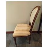 Antique Wood Desk & Victorian Style Chair