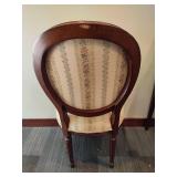Antique Wood Desk & Victorian Style Chair