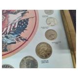 US 20th Century Coins & Lincoln Memorial Coin Framed Collections