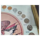 US 20th Century Coins & Lincoln Memorial Coin Framed Collections