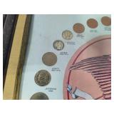 US 20th Century Coins & Lincoln Memorial Coin Framed Collections