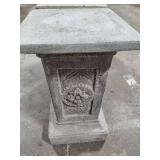 Cement Garden Statue & Pillars