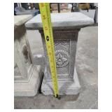Cement Garden Statue & Pillars