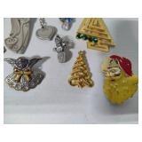 Assortment of Angel & Religious Pins/Brooches
