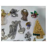 Assortment of Angel & Religious Pins/Brooches