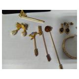 Lot of Gold Tone Costume Jewelry - Napier, Lauren Conrad, Avon & More!