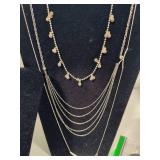Assortment of Costume Jewelry & Sterling Necklace