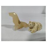 Small Stone Carved Miniature Animals