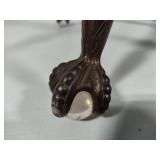 Antique Victorian Piano Swivel Stool w/Claw Feet