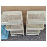 Rolling Three-Tier Storage & Sterlite Three Drawer Storage
