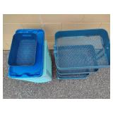 Rolling Three-Tier Storage & Sterlite Three Drawer Storage