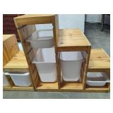 Two Ikea Trofast Organizers w/Bins