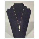 14K Sea Horse Pendant w/Chain