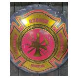 Firefighter Crest Shelf/Hooks