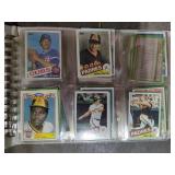 Binders of Baseball Cards - One is Full of Don Mattingly Cards!