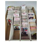 Large Assortment of Football & Hockey Cards